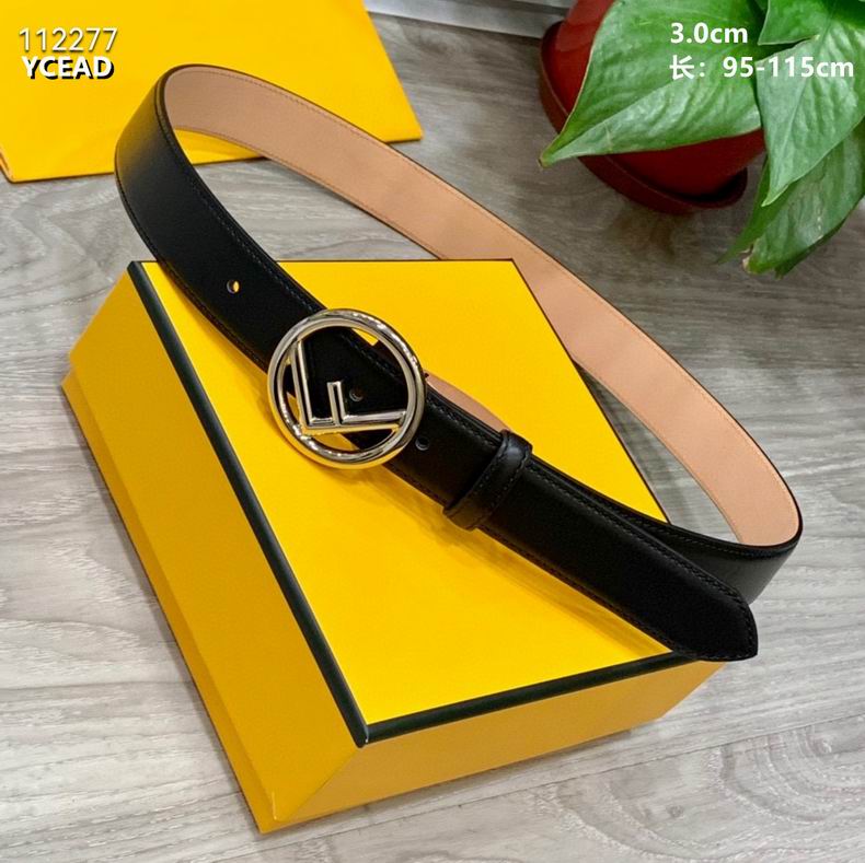 Fendi Belt 30mmX95-115cm 8L07